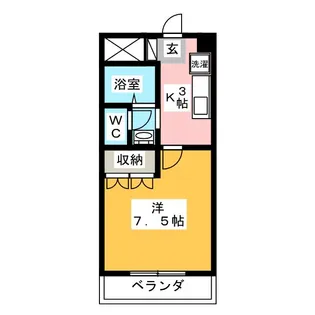 フォレストヒルズ【1階】の間取り