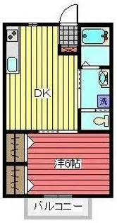 さくらハイツ【1階】の間取り