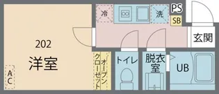 カインドネス立川II【1階】の間取り