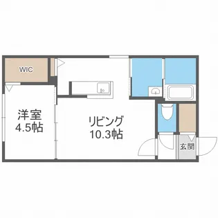 LIISA琴似【4階】の間取り