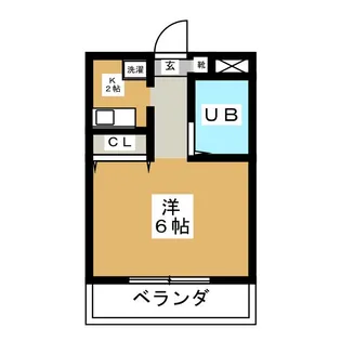 ベルード市川【2階】の間取り
