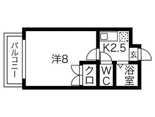 コーポジョイ【3階】の間取り