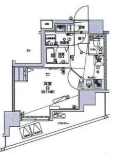 リヴシティ王子神谷【6階】の間取り