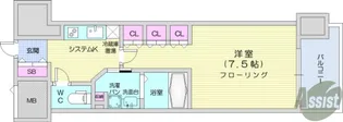 レジディア榴岡ウエスト棟【6階】の間取り