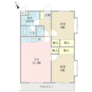 フロレスタ上ノ山II【2階】の間取り