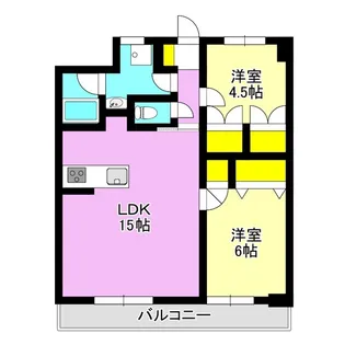 高崎ニートハイツ【3階】の間取り
