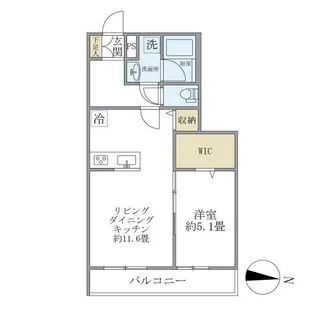 ヒル・シャンス大倉山【3階】の間取り