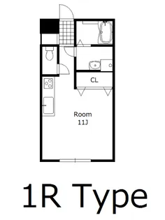 エルージュB【1階】の間取り