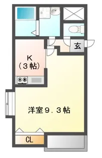 rumor ルーモア【2階】の間取り