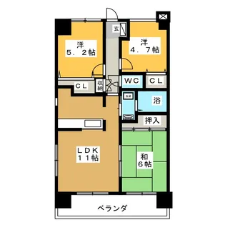 第5小島ビル【4階】の間取り