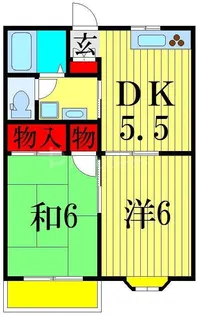 サンハイム【1階】の間取り