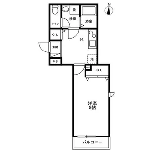 アオギリハイム【2階】の間取り