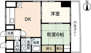 コンフォートNビル3【9階】の間取り