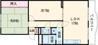 サンプラザ東三倉堂【3階】の間取り