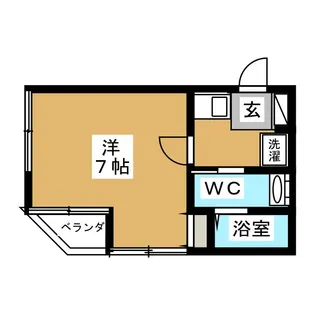 グリーンコート反町【1階】の間取り