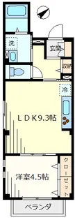 cocon武蔵小山【3階】の間取り
