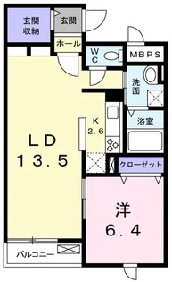 サンクレア【1階】の間取り
