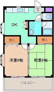 ベルメゾン タムラ【2階】の間取り