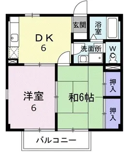 ニューシティ クロサワI【1階】の間取り