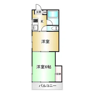 サンフラット【1階】の間取り