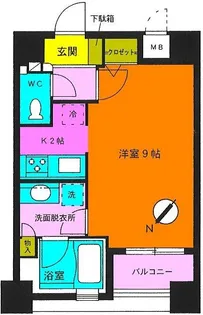 デュオ・スカーラ常盤台【5階】の間取り