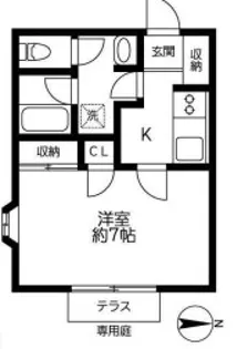 エムズハウス等々力【1階】の間取り