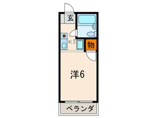 ルシェール六甲【1階】の間取り