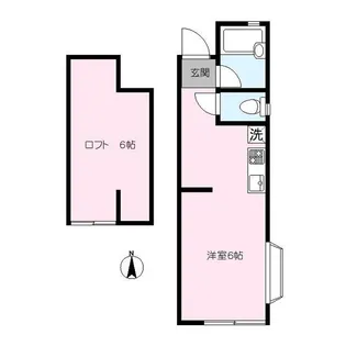 コーポアルスター【2階】の間取り