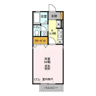 サニーハウス【1階】の間取り