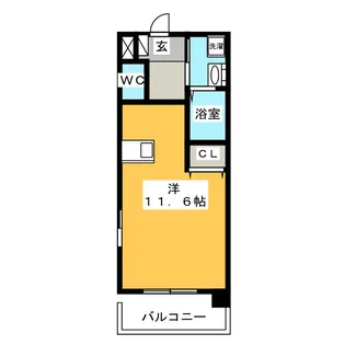 メゾンカルム【4階】の間取り