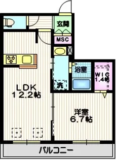 メゾン・ブランシェ・池上【2階】の間取り