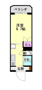 ルネス・ヨコタ【2階】の間取り