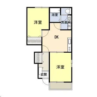 ドリームズカムトゥルー沓掛III【1階】の間取り