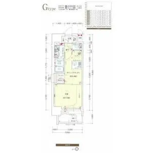プレサンスジェネ葵【7階】の間取り