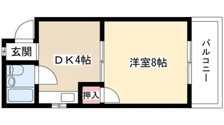 シャトウ山田【2階】の間取り