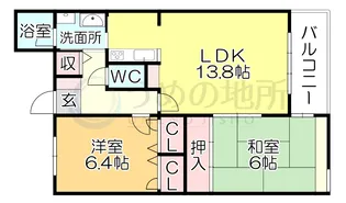 グランディア・デマラージュ【4階】の間取り