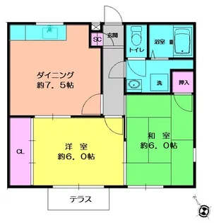 クレスト藤沢【1階】の間取り