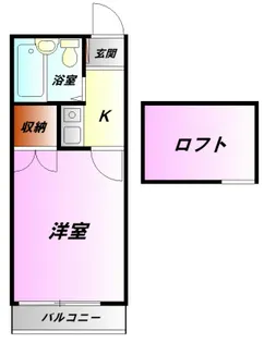 ロイヤル鴨宮【1階】の間取り