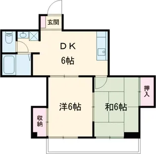 サンライズ61【3階】の間取り