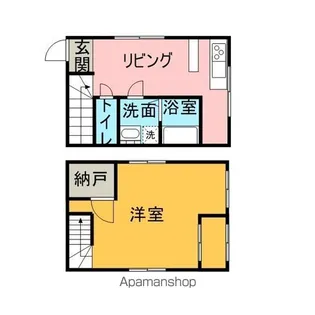 スカイハイツI【1階】の間取り