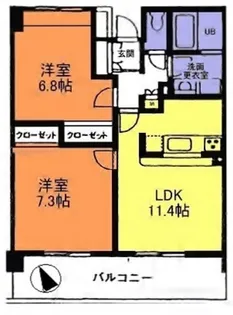 パレ・ソレイユ【3階】の間取り
