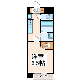 ホワイトステージ・水前寺【5階】の間取り