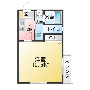 クリーンエストII【3階】の間取り