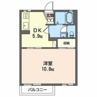 フレグランス上大沢 A【1階】の間取り
