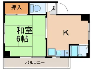 ハウス曙【1階】の間取り