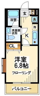 エクセルコート成城【1階】の間取り