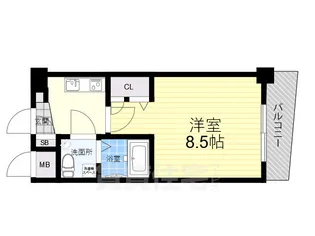 セレニテ甲子園【6階】の間取り