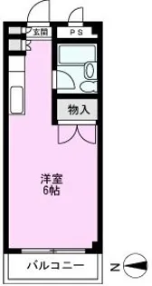 吉川サンパレス【4階】の間取り