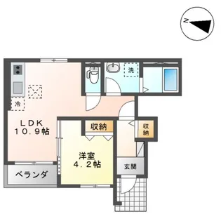 FUKUJYU(フクジュ)【1階】の間取り