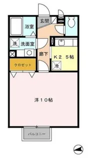 ラ・プラージュ【2階】の間取り